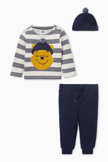 Baby's - Winnie de Poeh - baby-outfit - 3-delig - donkerblauw
