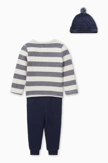Baby's - Winnie de Poeh - baby-outfit - 3-delig - donkerblauw