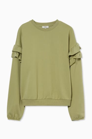Dames - Sweatshirt - groen
