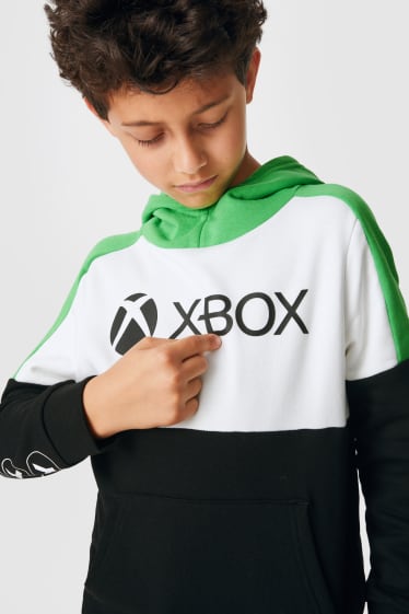 Niños - Xbox - sudadera con capucha - blanco / verde
