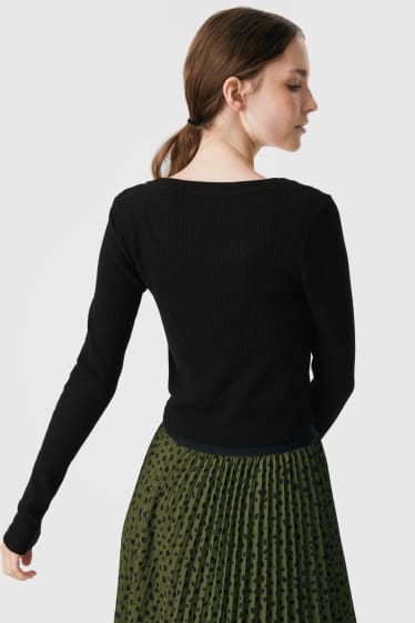 Teens & young adults - CLOCKHOUSE - cardigan - black