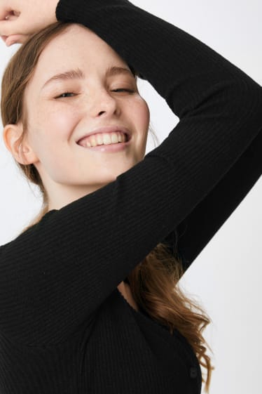 Teens & young adults - CLOCKHOUSE - cardigan - black