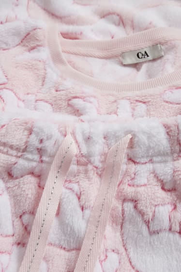 Women - Fleece pyjamas - rose