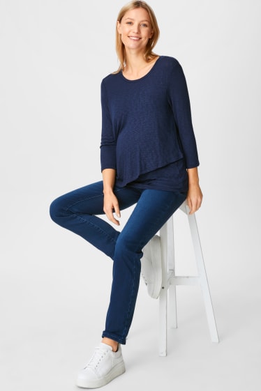 Damen - Thermo-Umstandsjeans - Slim Jeans - dunkeljeansblau