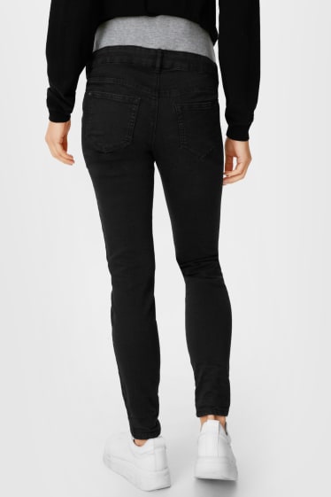 Damen - Umstandsjeans - Skinny Jeans - dunkeljeansgrau