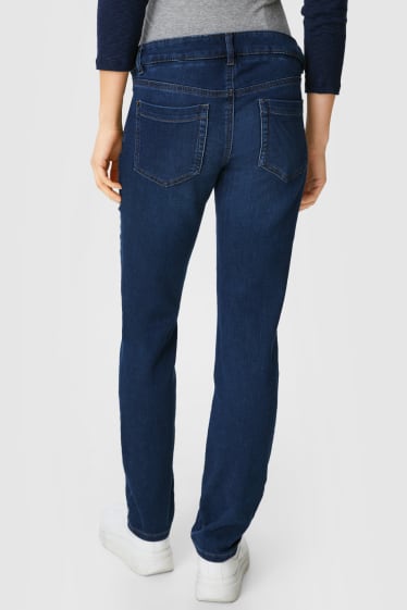 Dámské - Těhotenské džíny - slim jeans - džíny - modré