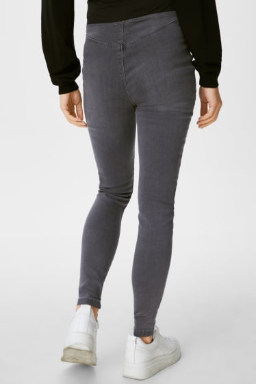Damen - Umstandsjeans - Jegging Jeans - jeans-grau
