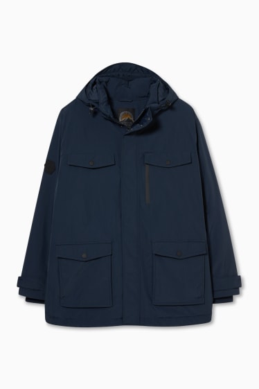 Men - Jacket with hood - dark blue