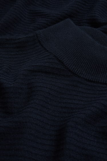 Mężczyźni - CLOCKHOUSE - sweter - ciemnoniebieski