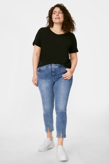 Dames - Slim jeans - jeansblauw