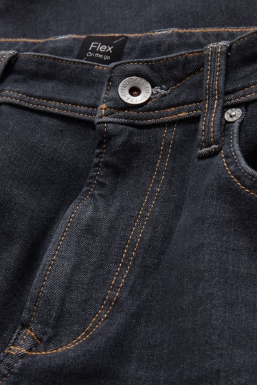 Men - Straight jeans - Flex - LYCRA® - denim-dark gray