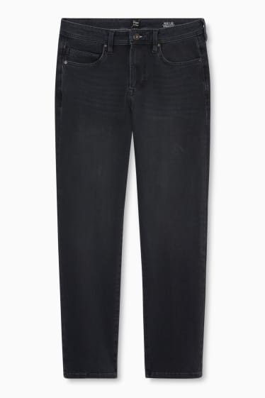 Pánské - Straight jeans - Flex - LYCRA® - černá
