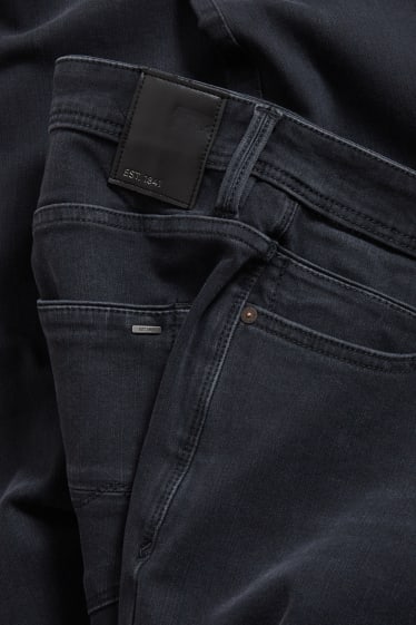 Men - Straight jeans - Flex - LYCRA® - black