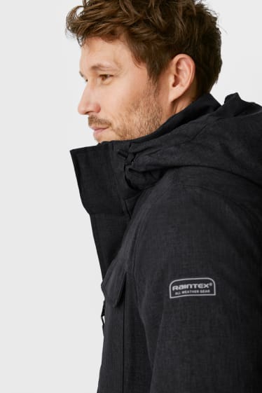 Men - Outdoor jacket with hood - anthracite