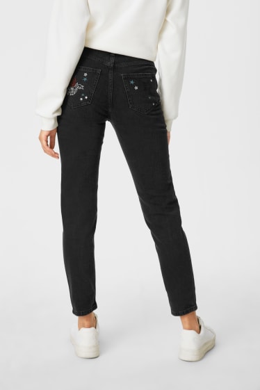Jóvenes - CLOCKHOUSE - slim jeans - negro