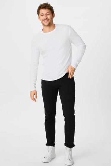 Mężczyźni - Slim jeans - Flex - LYCRA® - czarny