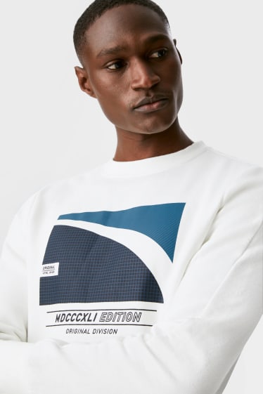 Men - Sweatshirt - white