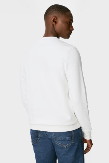Herren - Sweatshirt - weiß