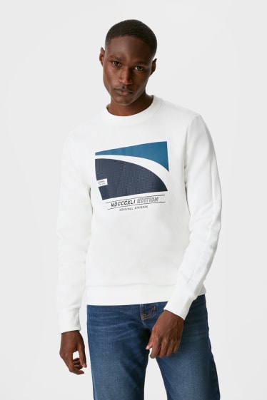 Herren - Sweatshirt - weiß