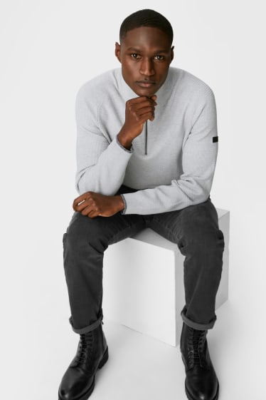Men - Jumper - light gray-melange