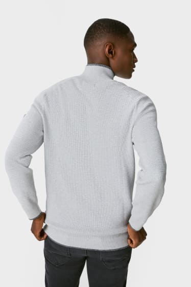 Men - Jumper - light gray-melange