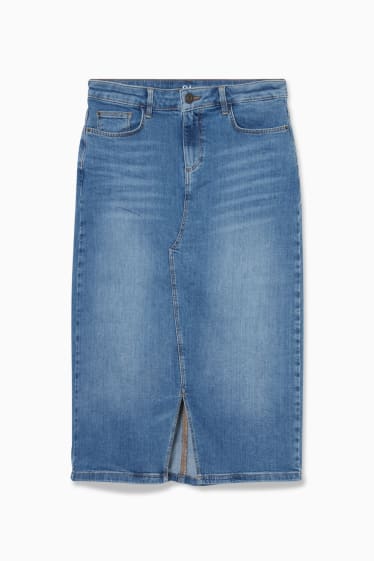 Damen - Jeansrock - jeans-blau