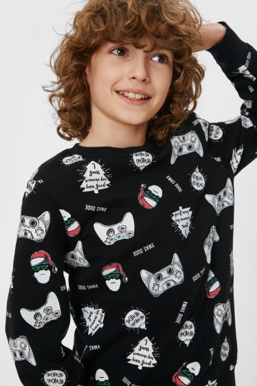Children - Christmas sweatshirt - black
