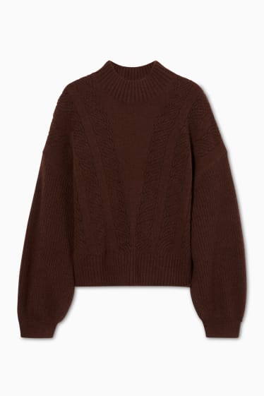 Women - Jumper - dark brown