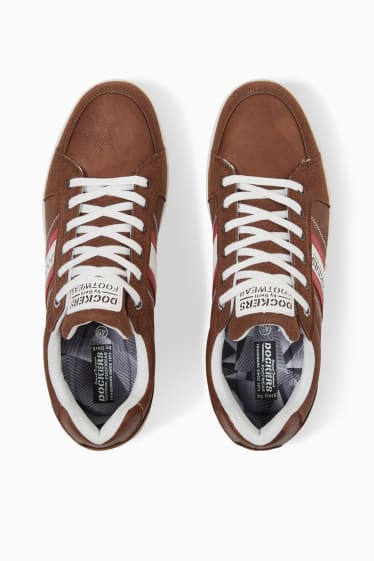 Herren - Dockers - Sneaker - Lederimitat - braun