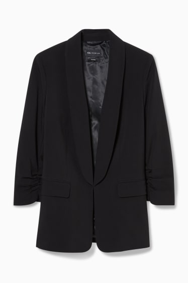 Women - Business blazer - fitted - black