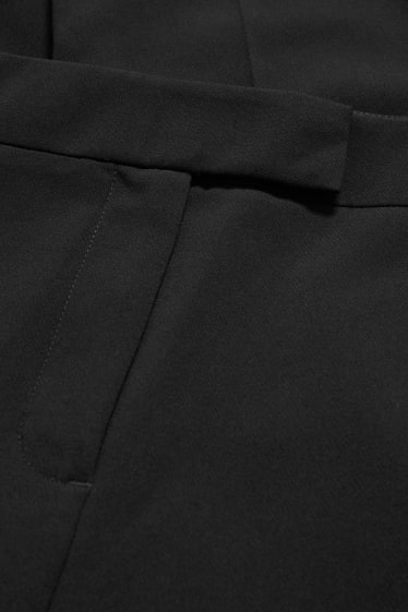Mujer - Pantalón de oficina - slim fit - negro