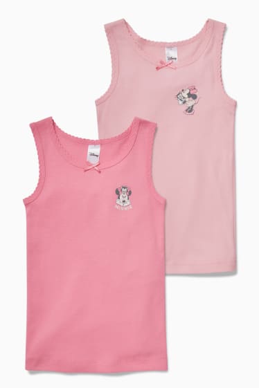 Dětské - Multipack 2 ks - Minnie Mouse - tílko - růžová