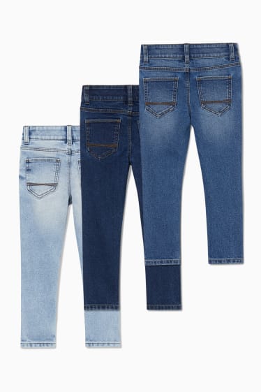 Kinder - Multipack 3er - Skinny Jeans - jeans-dunkelblau
