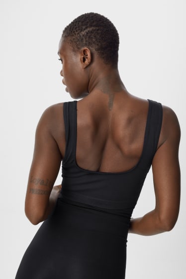 Damen - Bustier - seamless - schwarz