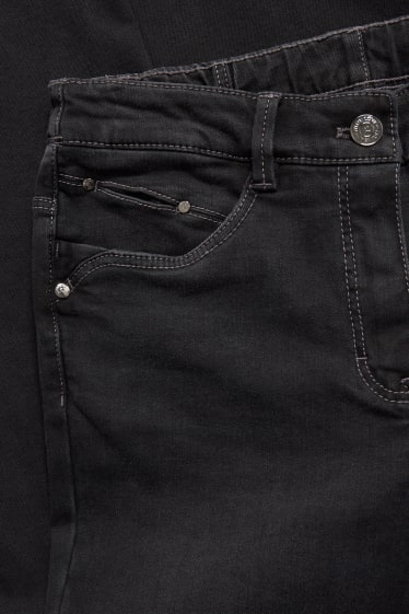 Dámské - Straight jeans - termo džíny - THERMOLITE® - džíny - tmavošedé