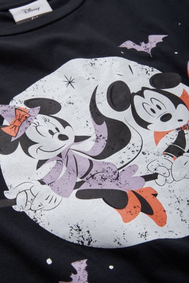 Ados & jeunes adultes - CLOCKHOUSE - T-shirt - finition brillante - Disney - noir
