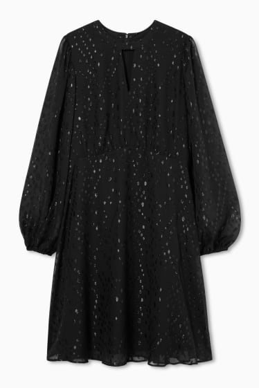 Femmes - Robe fit & flare - style festif - noir