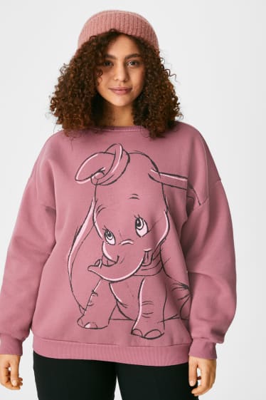 Teens & Twens - CLOCKHOUSE - Sweatshirt - Dumbo - dunkelrosa