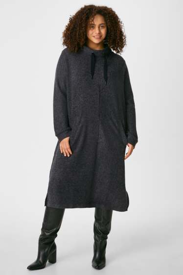 Women - Sweatshirt dress - anthracite