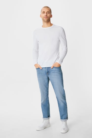 Mężczyźni - Straight jeans - dżins-jasnoniebieski