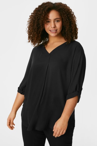 Dames - Blouse - zwart