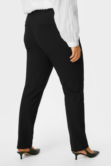 Damen - Hose - Tapered Fit - 4 Way Stretch - schwarz