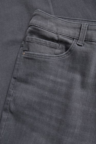 Kobiety - Skinny jeans - średni stan - dżins-szary