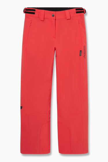 Women - Ski pants - red