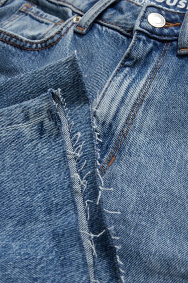 Nastolatki - CLOCKHOUSE - loose fit jeans - wysoki stan - dżins-jasnoniebieski