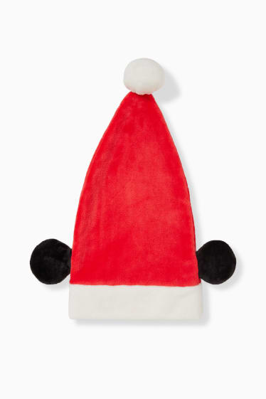 Hommes - Bonnet de Noël - rouge