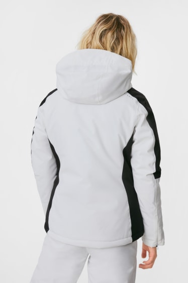 Donna - Giacca da sci con cappuccio - bianco