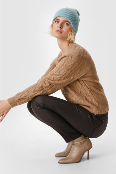 Women - Slim jeans - brown