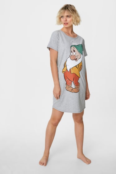 Women - Nightshirt - Disney - light gray-melange
