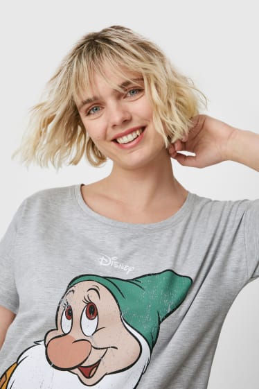 Women - Nightshirt - Disney - light gray-melange